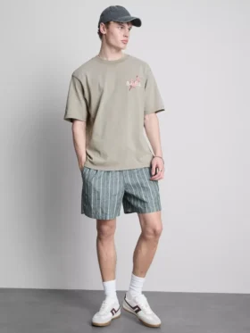 Camiseta gráfica lavada de Japón
