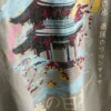 Camiseta gráfica lavada de Japón