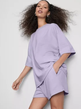 Camiseta holgada con alto contenido de algodón
