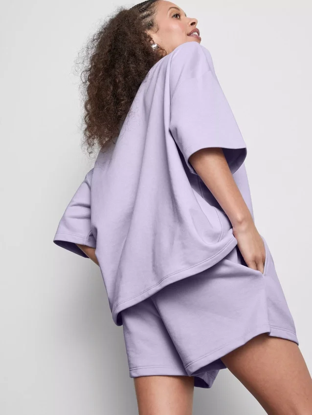 Camiseta holgada con alto contenido de algodón