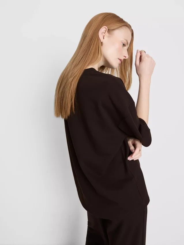 Camiseta holgada con alto contenido de algodón