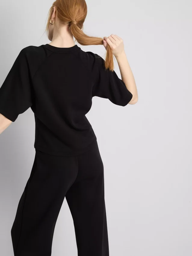 Camiseta holgada de manga corta de pantalones cortos