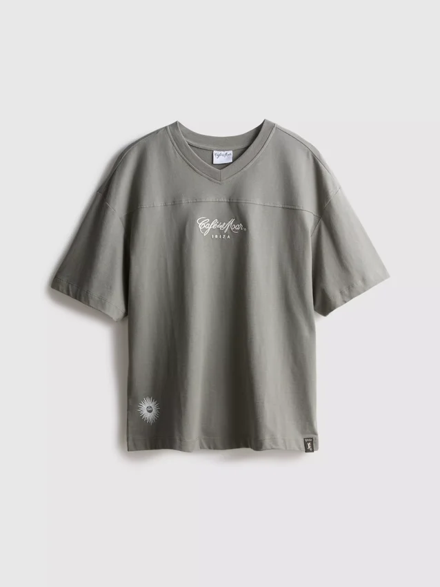 Camiseta Ibiza con cuello en V