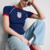 Camiseta larga para bebé con diseño de EE. UU.