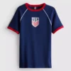 Camiseta larga para bebé con diseño de EE. UU.