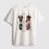 Camiseta musical holgada con diseño de Gorillaz