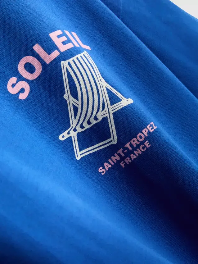 Camiseta oversize con estampado Soleil