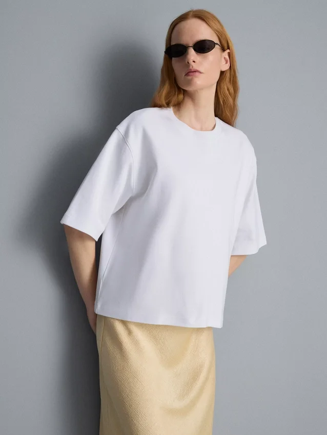 Camiseta oversize de algodón