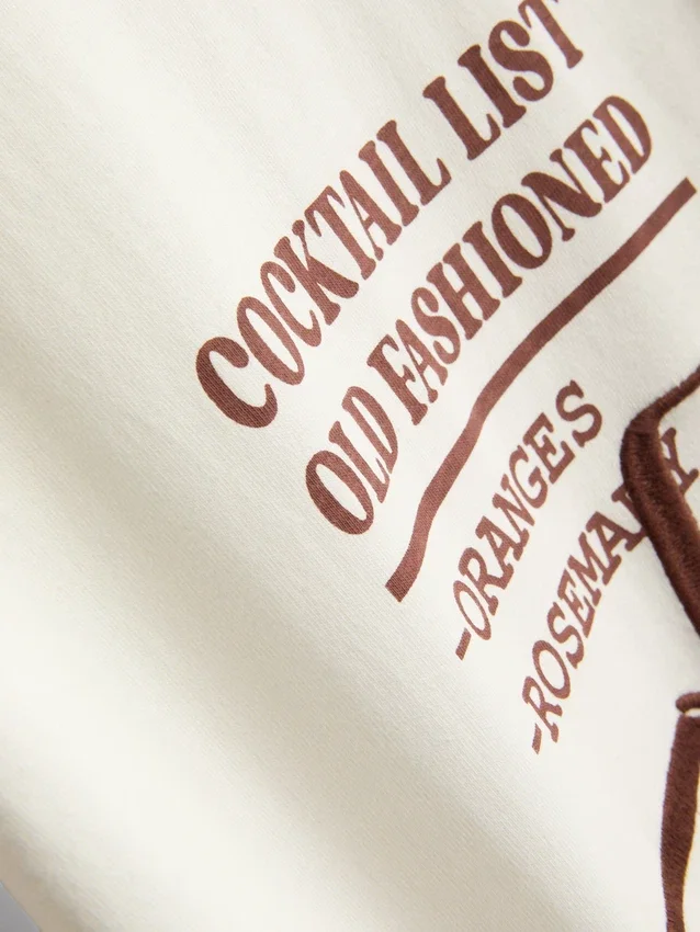 Camiseta oversize de algodón de estilo retro