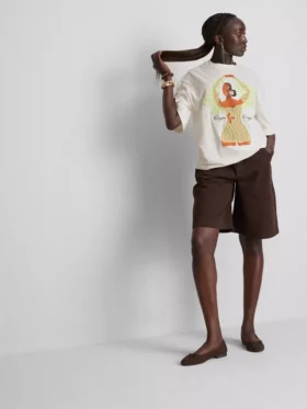 Camiseta oversize de algodón de Reyna Noriega