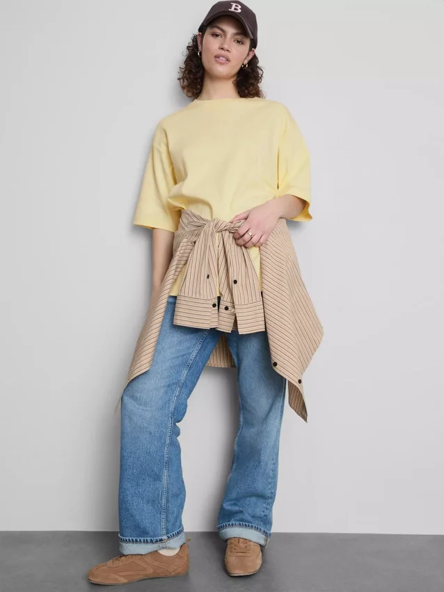 Camiseta oversize de algodón imprescindible