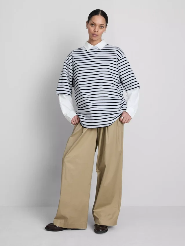 Camiseta oversize de algodón imprescindible
