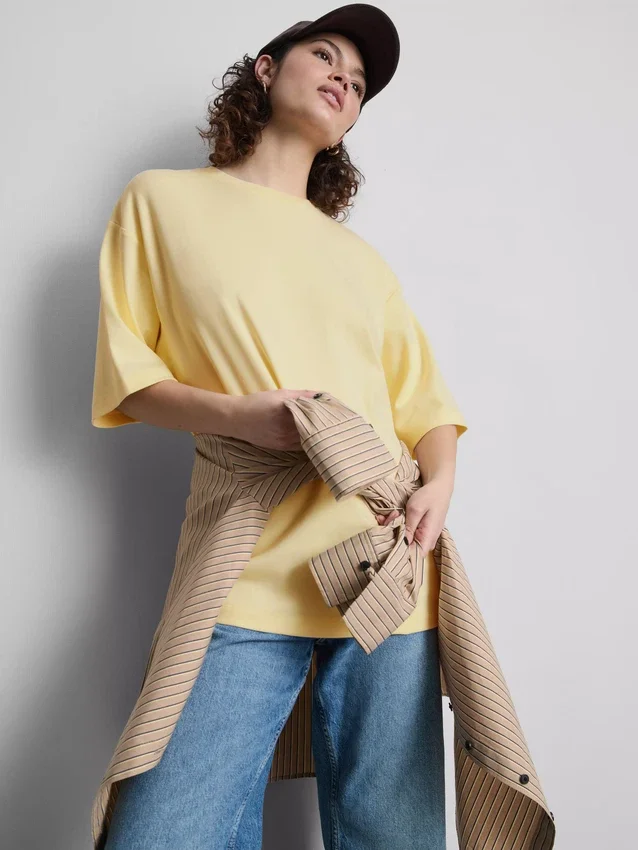 Camiseta oversize de algodón imprescindible