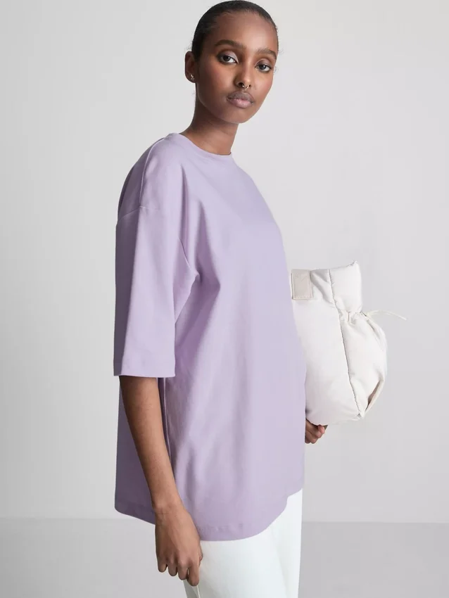 Camiseta oversize de algodón imprescindible
