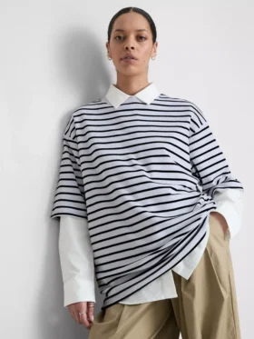 Camiseta oversize de algodón imprescindible