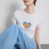 Camiseta para bebé «Pride Heart» con alto contenido de algodón