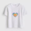 Camiseta para bebé «Pride Heart» con alto contenido de algodón