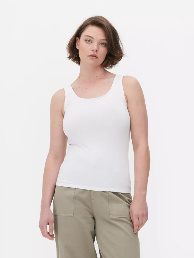 Camiseta sin mangas clásica de algodón