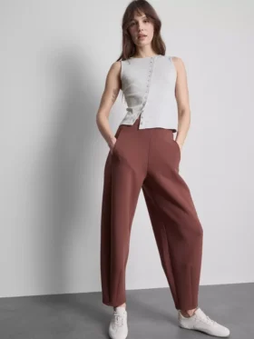 Camiseta sin mangas con botones, con alto contenido de algodón