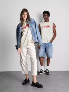 Camiseta sin mangas con diseño de Gorillaz