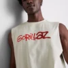 Camiseta sin mangas con diseño de Gorillaz
