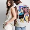 Camiseta sin mangas con diseño de Gorillaz