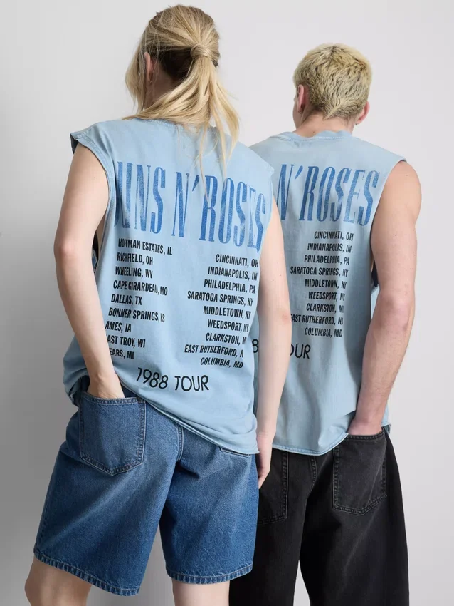 Camiseta sin mangas con diseño de Guns N' Roses