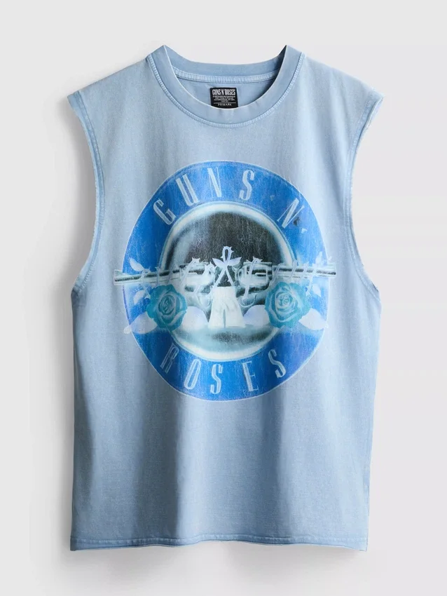 Camiseta sin mangas con diseño de Guns N' Roses