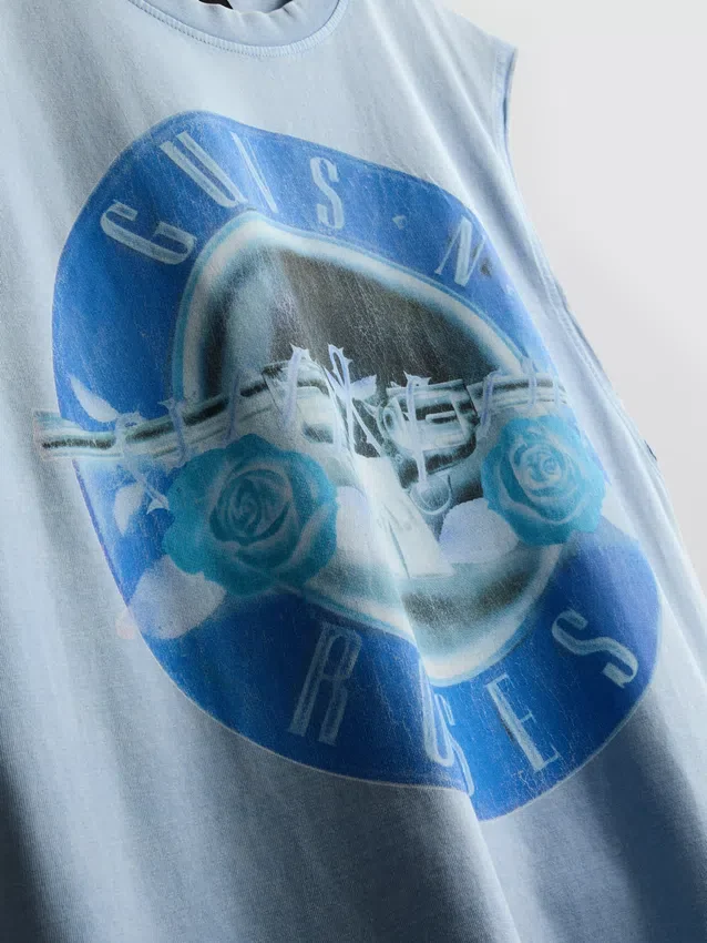 Camiseta sin mangas con diseño de Guns N' Roses