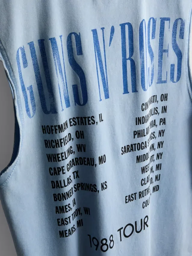 Camiseta sin mangas con diseño de Guns N' Roses