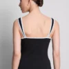 Camiseta sin mangas con escote corazón de alto contenido de algodón