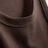 Camiseta sin mangas con espalda en forma de «U» y tejido acanalado con alto contenido de algodón