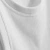 Camiseta sin mangas con espalda en forma de «U» y tejido acanalado, con alto contenido de algodón