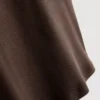 Camiseta sin mangas con espalda en forma de «U» y tejido acanalado con alto contenido de algodón
