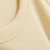 Camiseta sin mangas con espalda en forma de «U» y tejido acanalado con alto contenido de algodón