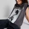 Camiseta sin mangas con estampado de Yungblud de algodón
