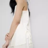 Camiseta sin mangas con lazo lateral texturizado