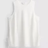 Camiseta sin mangas con lazo lateral texturizado