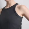 Camiseta sin mangas de algodón con espalda en forma de U