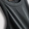 Camiseta sin mangas de algodón con espalda en forma de U
