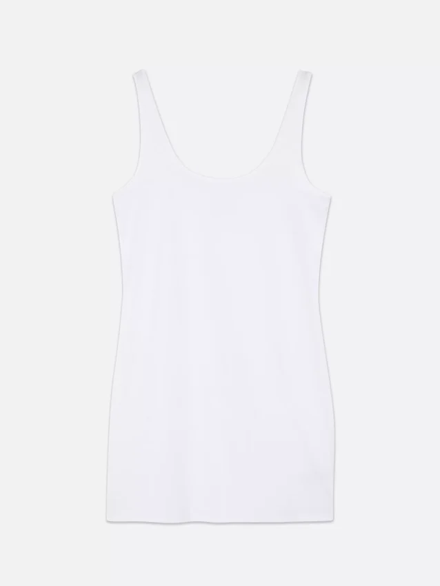 Camiseta sin mangas de corte largo
