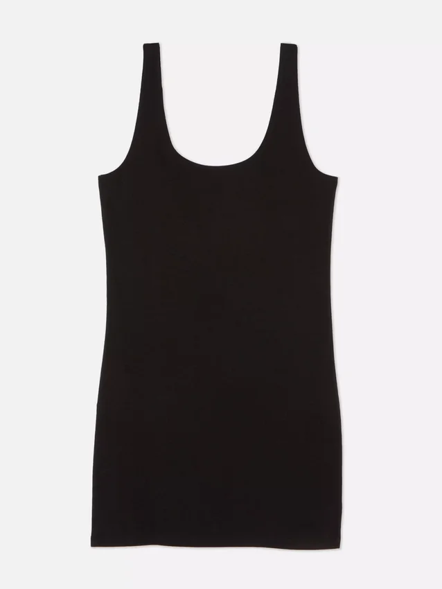 Camiseta sin mangas de corte largo
