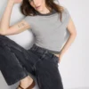 Camiseta sin mangas de doble capa