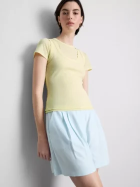 Camiseta sin mangas de doble capa