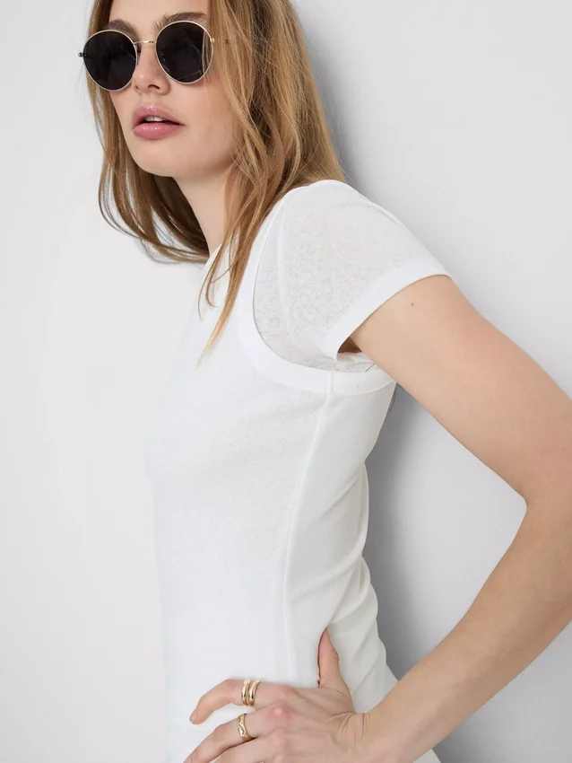 Camiseta sin mangas de doble capa