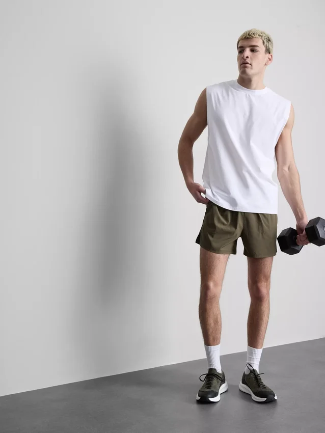 Camiseta sin mangas de gimnasio