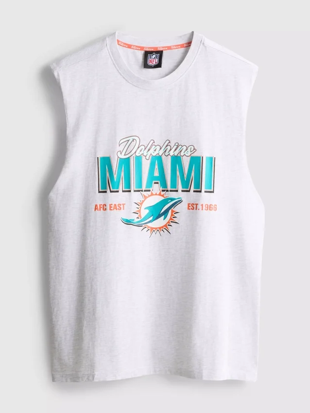 Camiseta sin mangas de los Miami Dolphins de la NFL