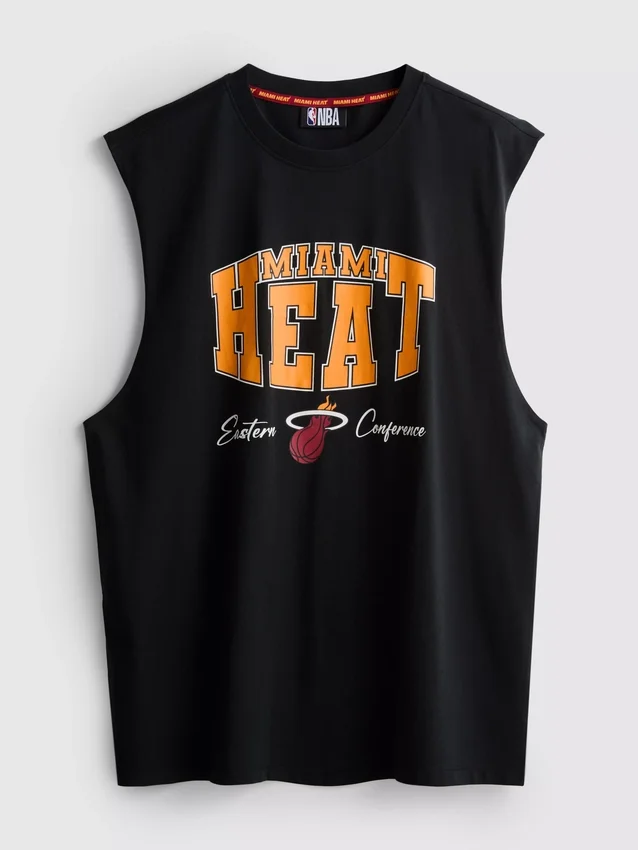 Camiseta sin mangas de los Miami Heat de la NBA