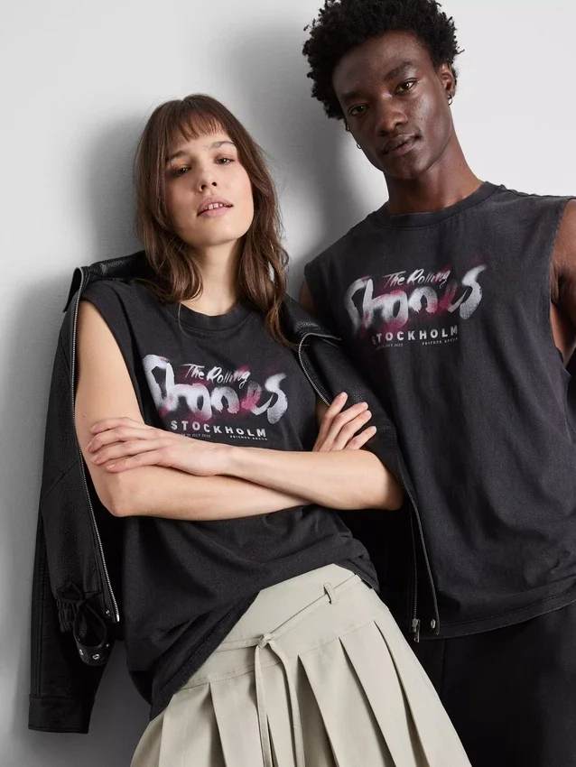 Camiseta sin mangas de los Rolling Stones