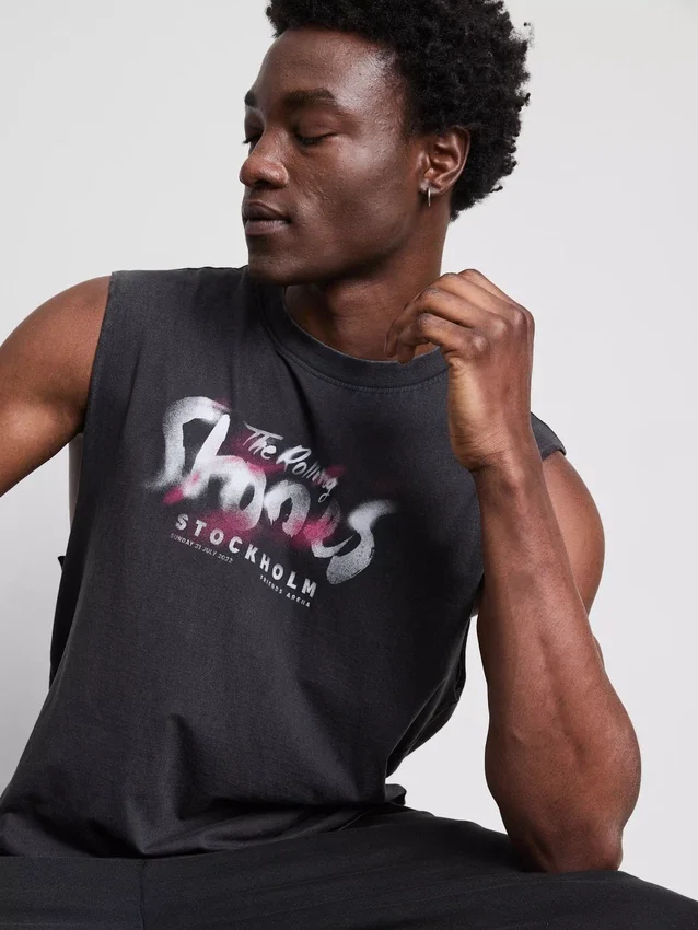 Camiseta sin mangas de los Rolling Stones